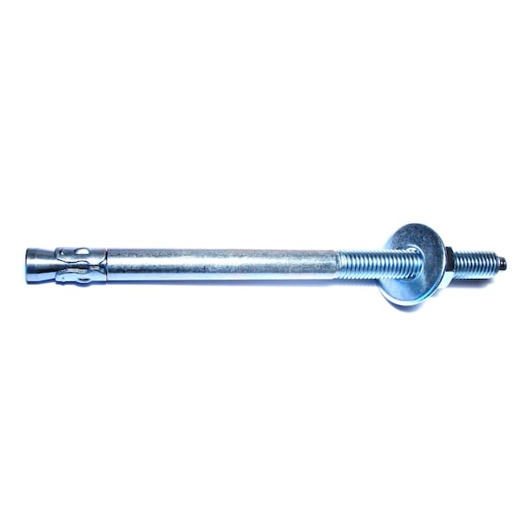 Midwest Fastener Wedge Anchor, 5/8" Dia., 10" L, Steel Zinc Plated, 10 PK 04139 - main